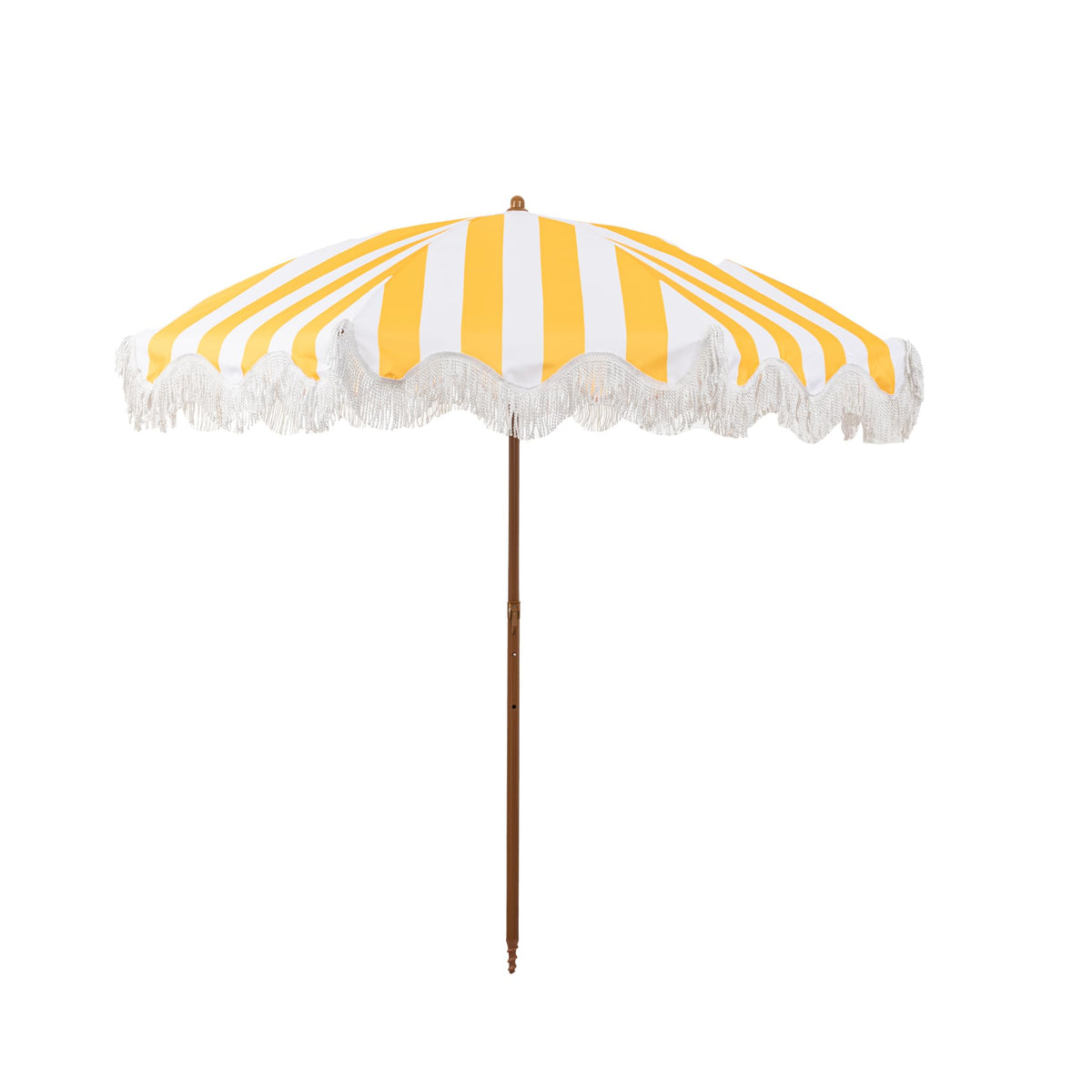 Rayjee 6.5FT Outdoor Patio Umbrella with Fringe, Boho Beach Umbrella