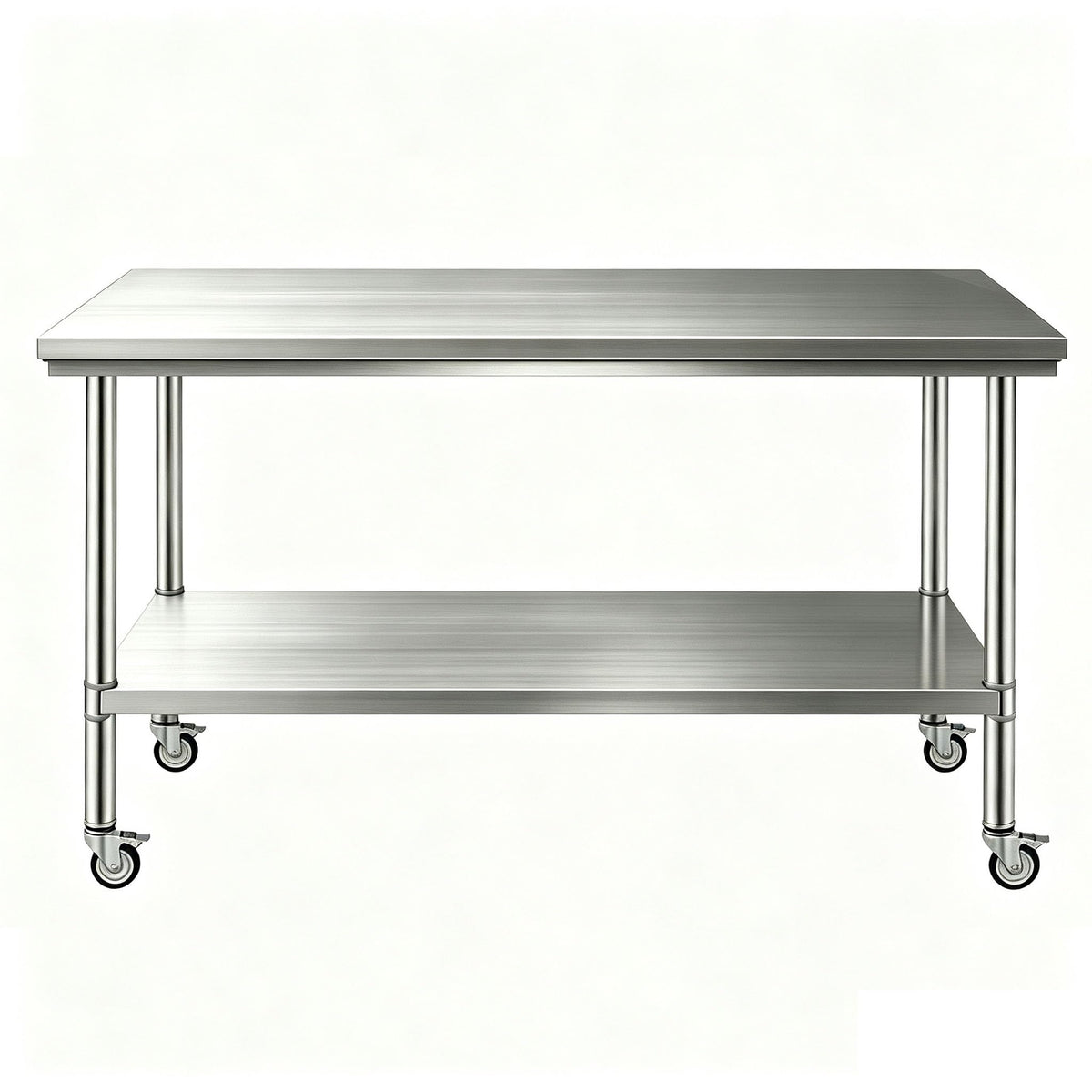 24x48 Stainless Steel Table,900 LBS Capacity,with Wheels