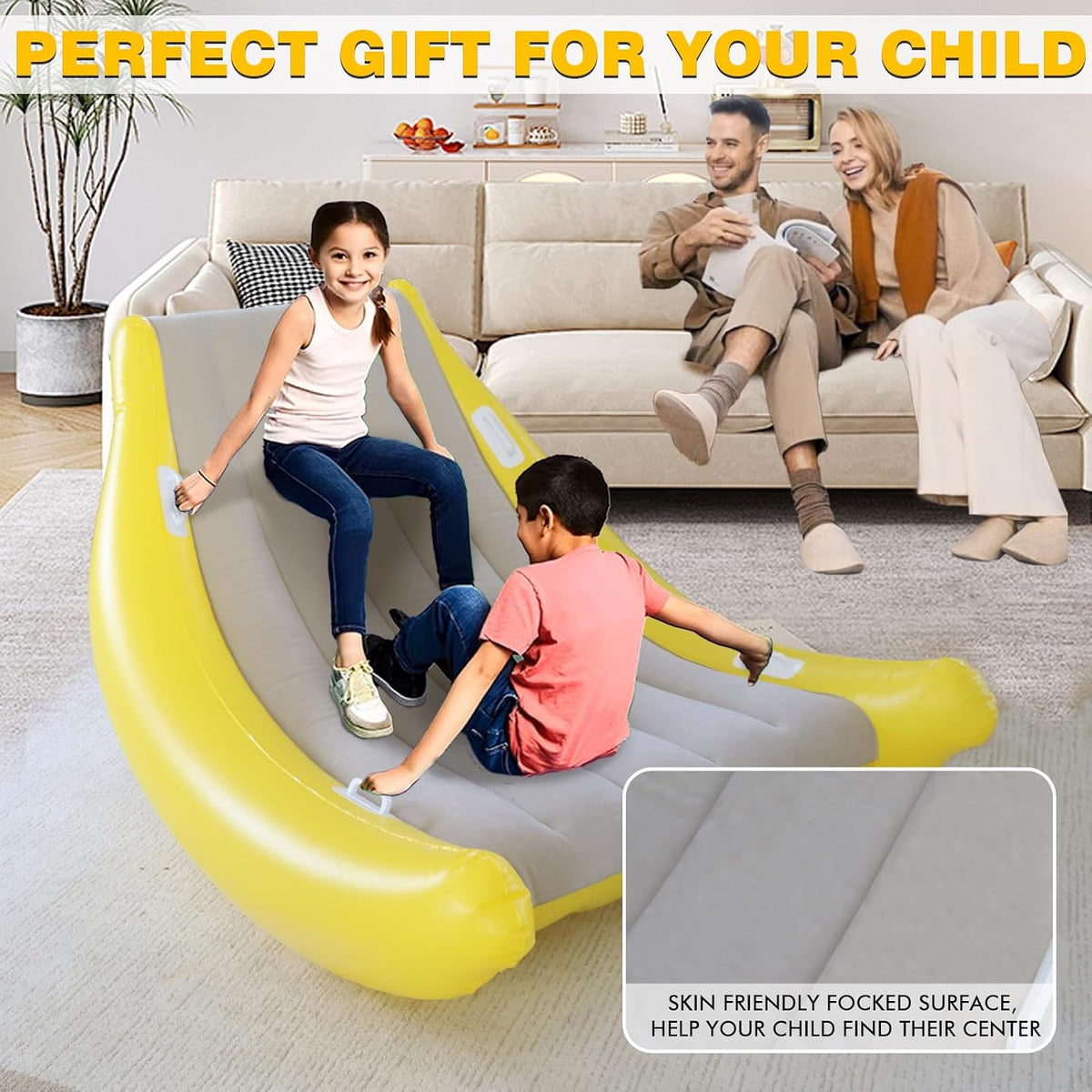 Wdmiya Upgraded Sensory Chair for Kids, 47 x 70 Inch, Sensory Rocking Chair