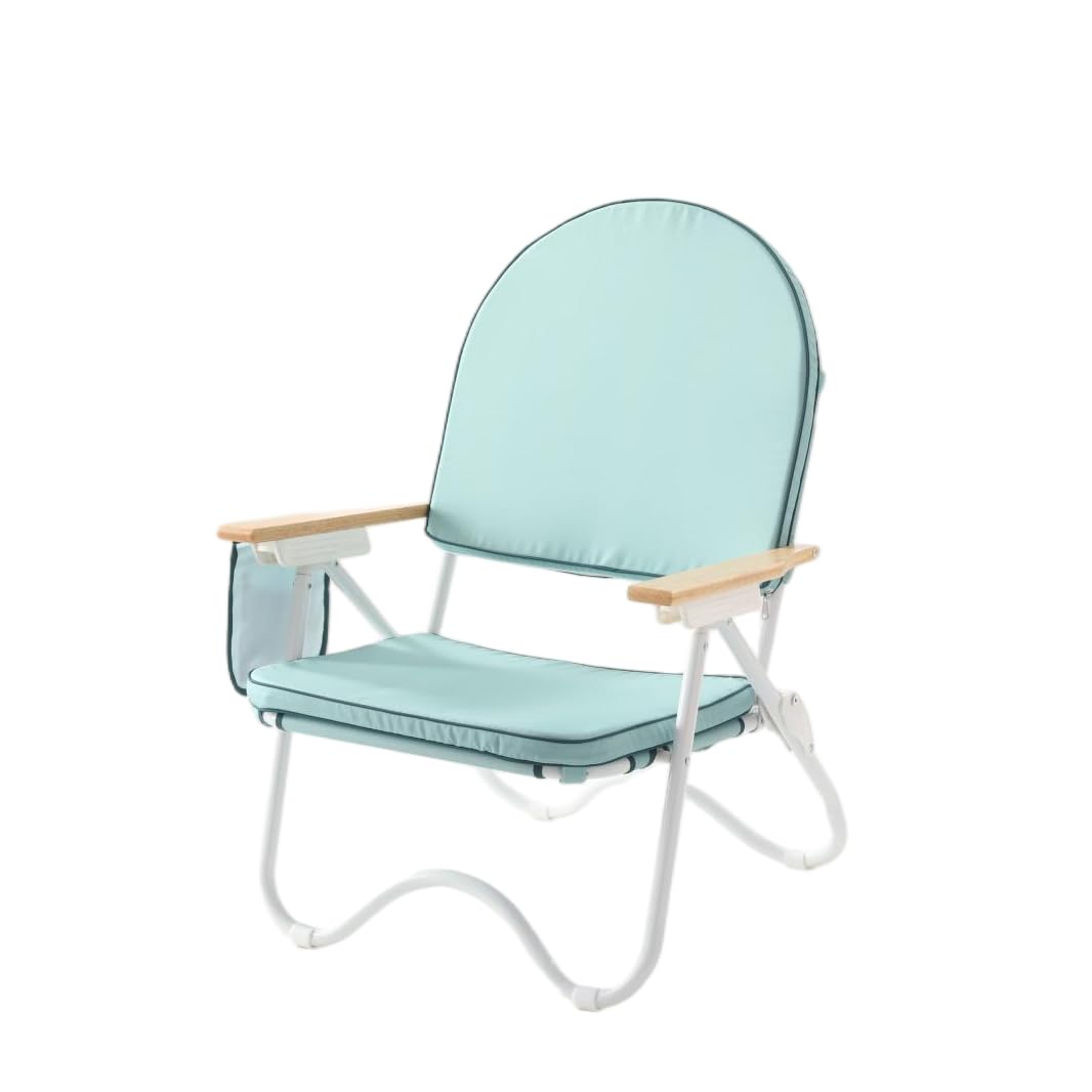 4-Position Padded Beach Chair, Low Backpack Beach Chair