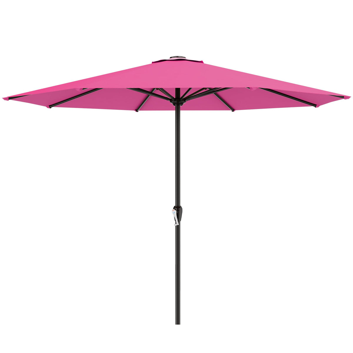 AreShark 9FT Outdoor Patio Umbrella with Tilt and Crank, Dark Green