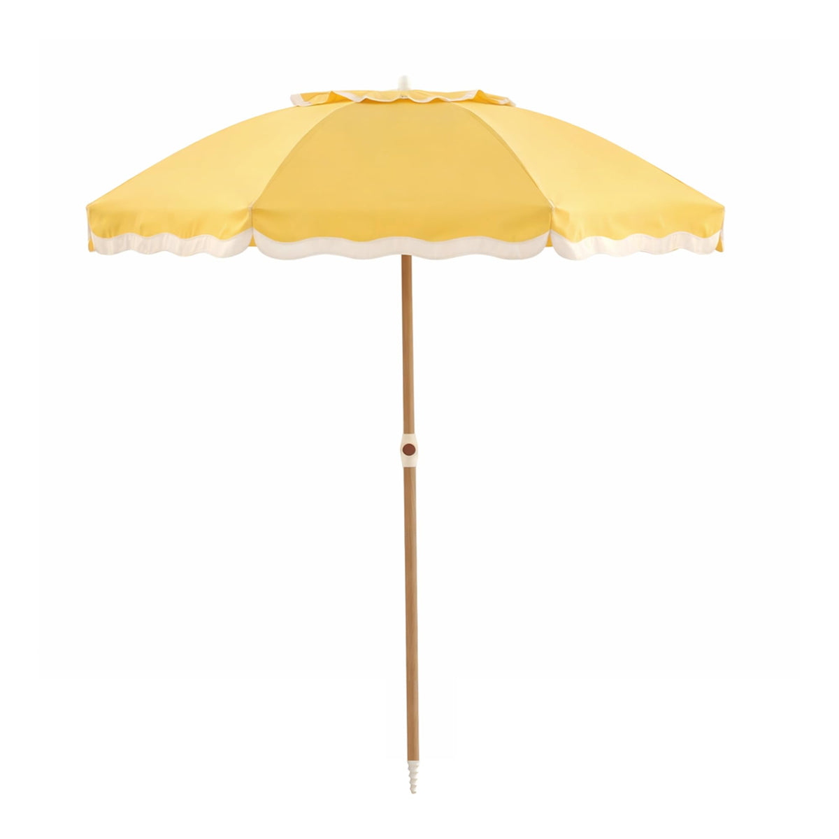 6FT Patio Beach Umbrella, UPF 50+ Sun Shade, Adjustable Tilt