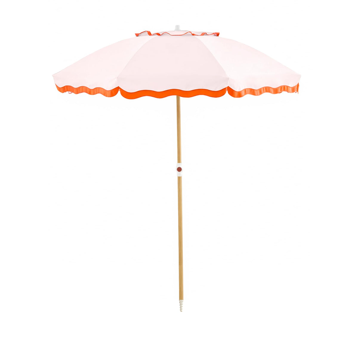 6FT Patio Beach Umbrella, UPF 50+ Sun Shade, Adjustable Tilt