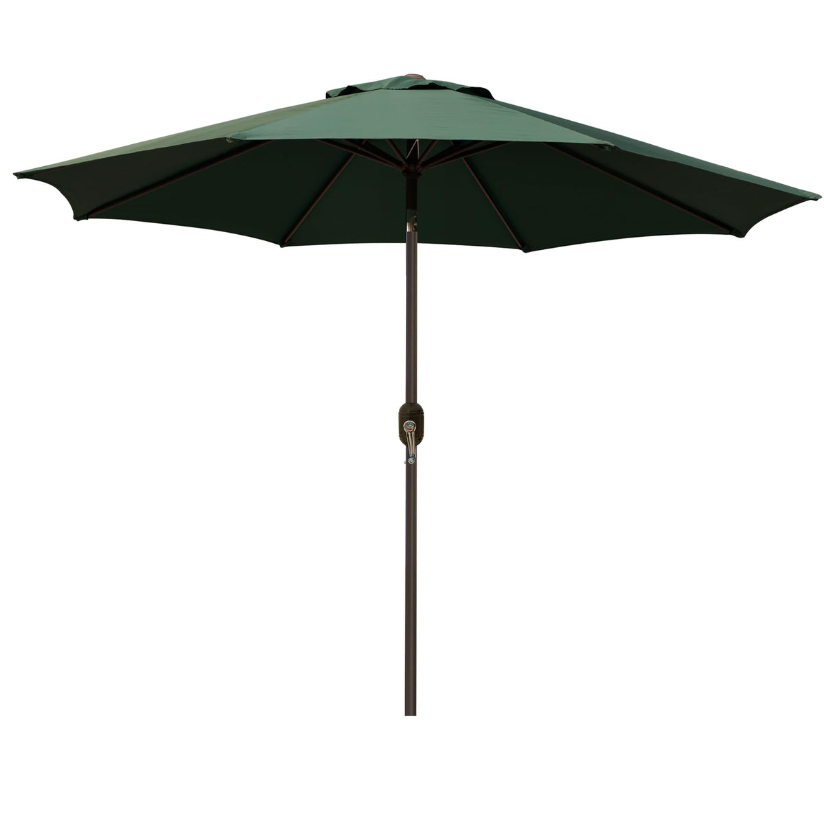 Blissun 9' Outdoor Patio Umbrella, Outdoor Table Umbrella, Yard Umbrella, Market Umbrella with 8 Sturdy Ribs, Push Button Tilt and Crank