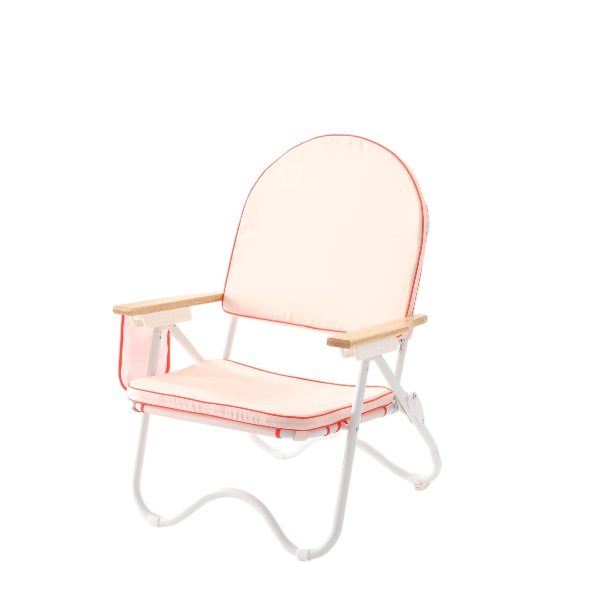 4-Position Padded Beach Chair, Low Backpack Beach Chair