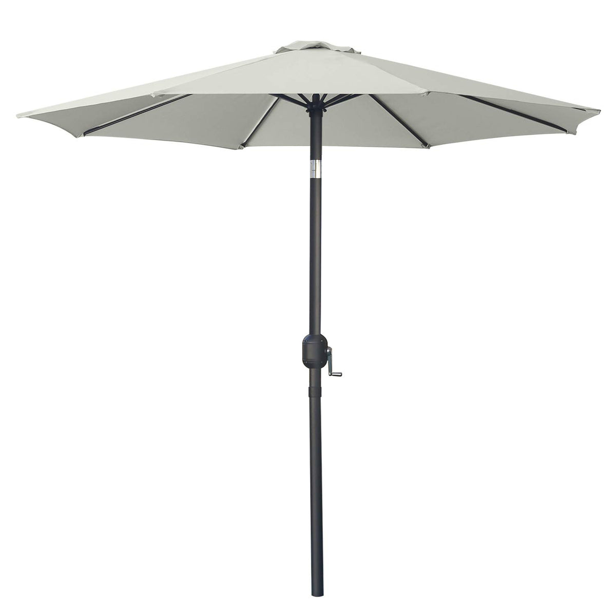 MASTERCANOPY 9ft Patio Umbrella with Tilt & Crank, Brown