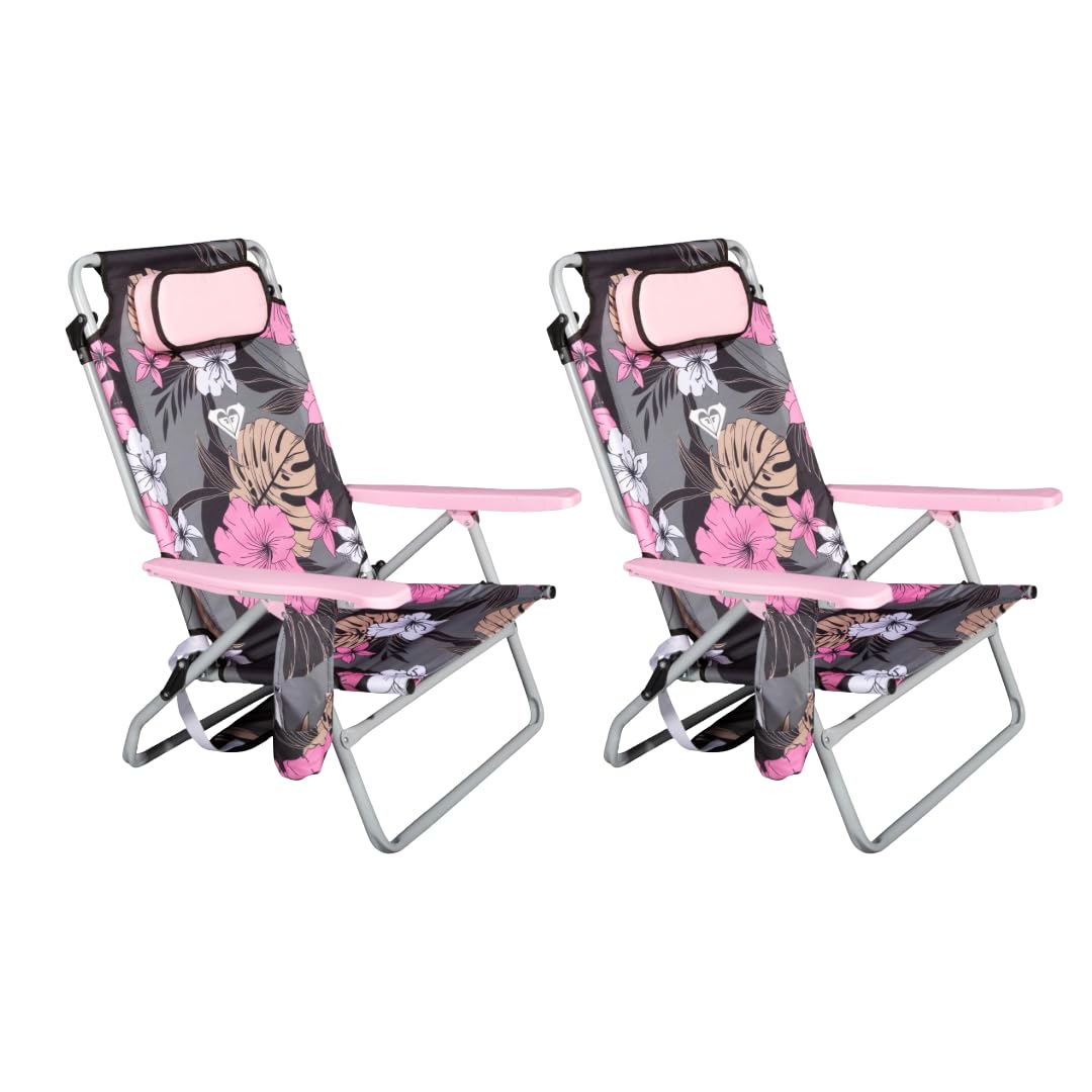 ROXY Low Beach Chair – Lounge Chair Outdoor, Lightweight, Folding, and Portable Seating – Beach Days, Pool Lounge Chairs, Camp Chair, Lawn Chairs, Concerts, Sporting Events or Sun Tanning Chair