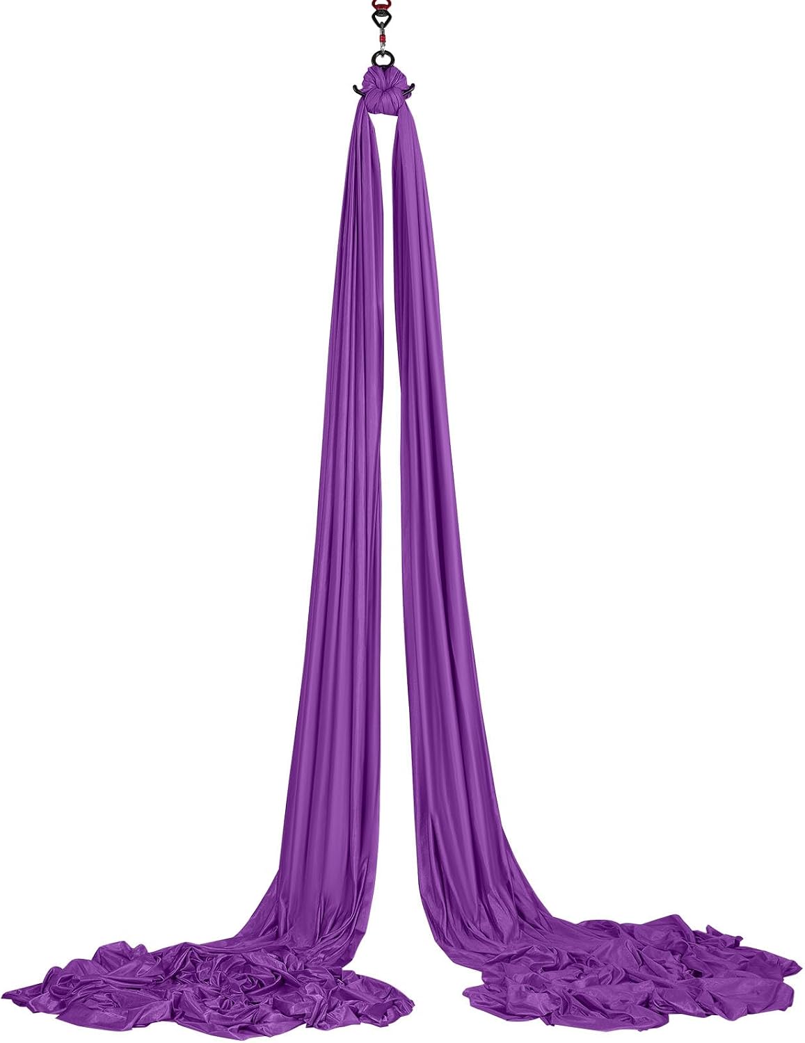VEVOR Aerial Silk & Yoga Swing, Aerial Yoga Hammock Kit with 100gsm Nylon Fabric, Full Rigging Hardware & Easy Set-up Guide, Antigravity Flying for All Levels Fitness Bodybuilding