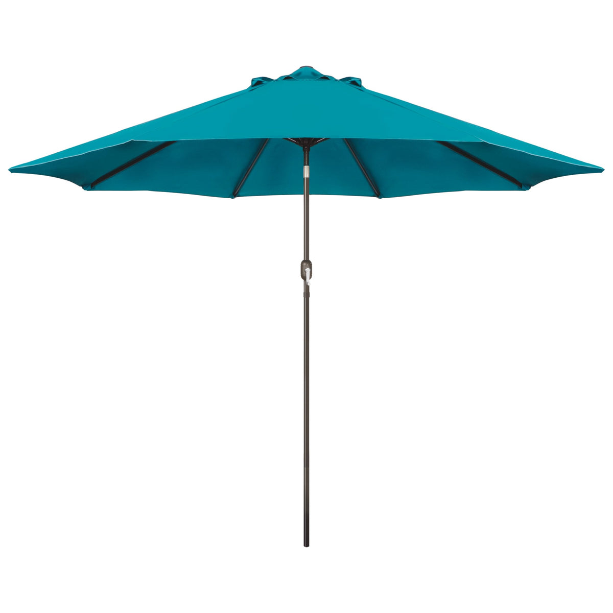 Blissun 9' Outdoor Patio Umbrella, Outdoor Table Umbrella, Yard Umbrella, Market Umbrella with 8 Sturdy Ribs, Push Button Tilt and Crank