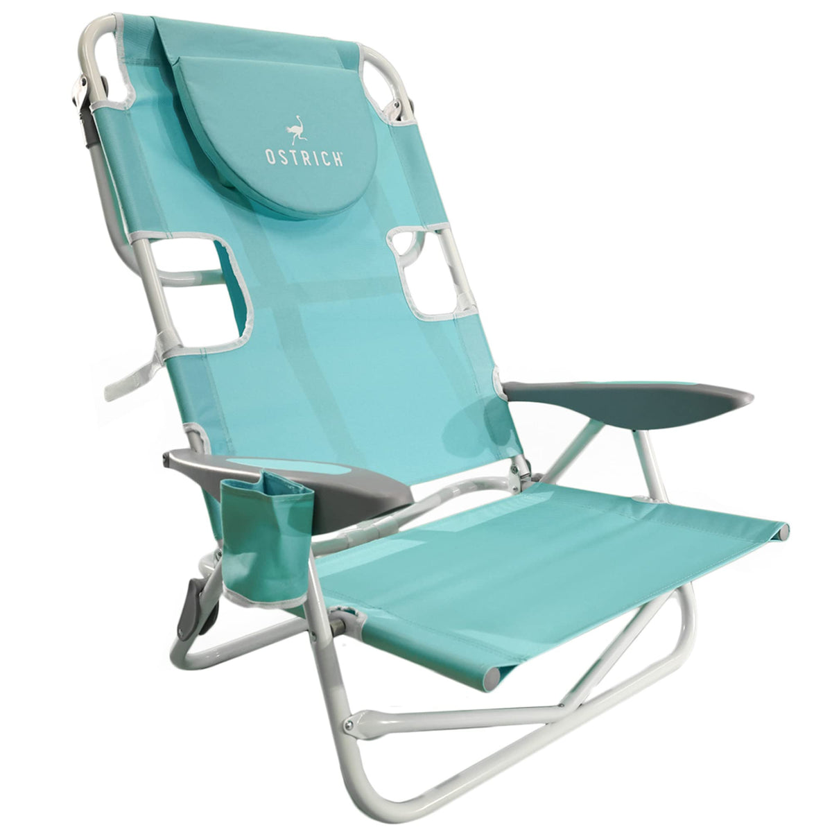 Ostrich the Heavy-Duty Backpacker, Portable Outdoor Beach Chair, Teal