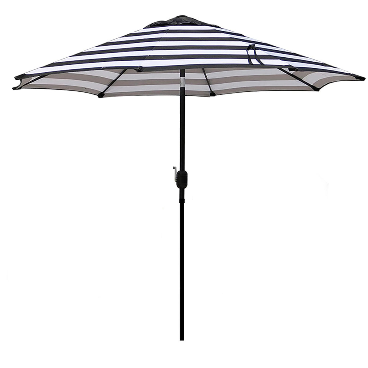 Blissun 9' Outdoor Patio Umbrella, Outdoor Table Umbrella, Yard Umbrella, Market Umbrella with 8 Sturdy Ribs, Push Button Tilt and Crank