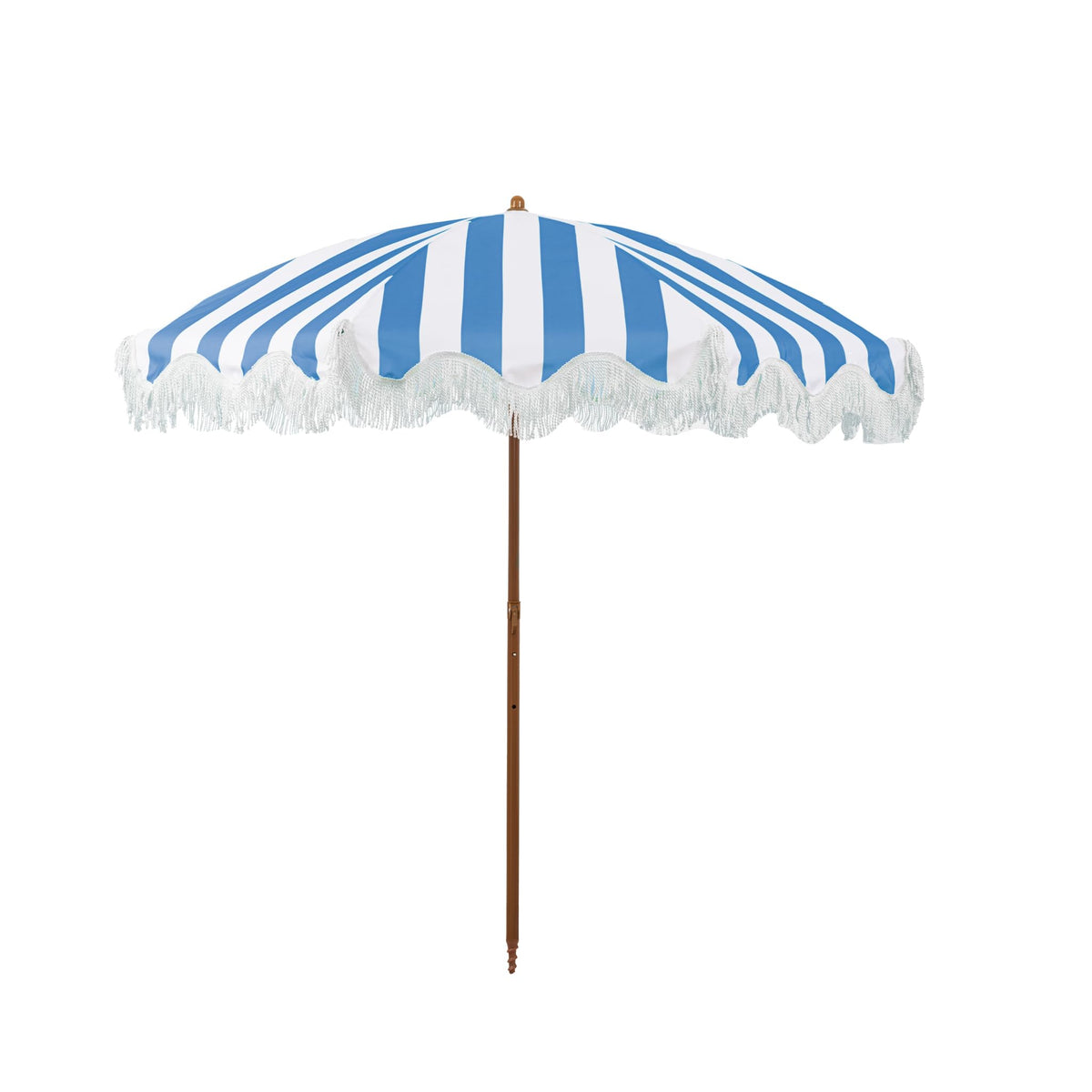 Rayjee 6.5FT Outdoor Patio Umbrella with Fringe, Boho Beach Umbrella