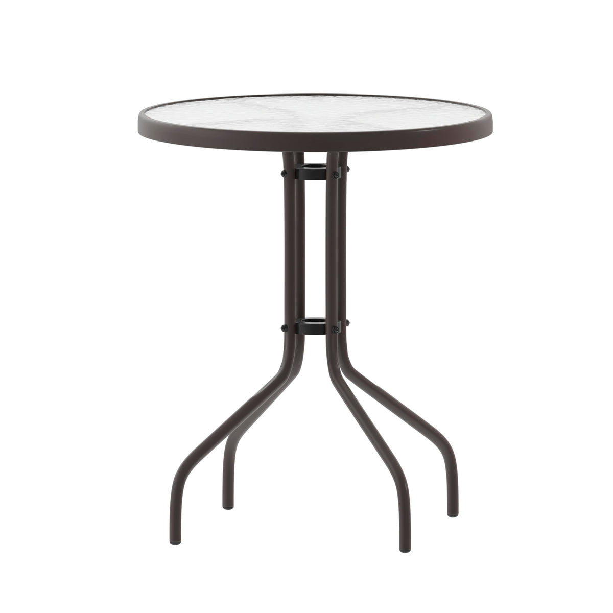 Flash Furniture 31.5x55 in Tempered Glass Table, with Umbrella Hole