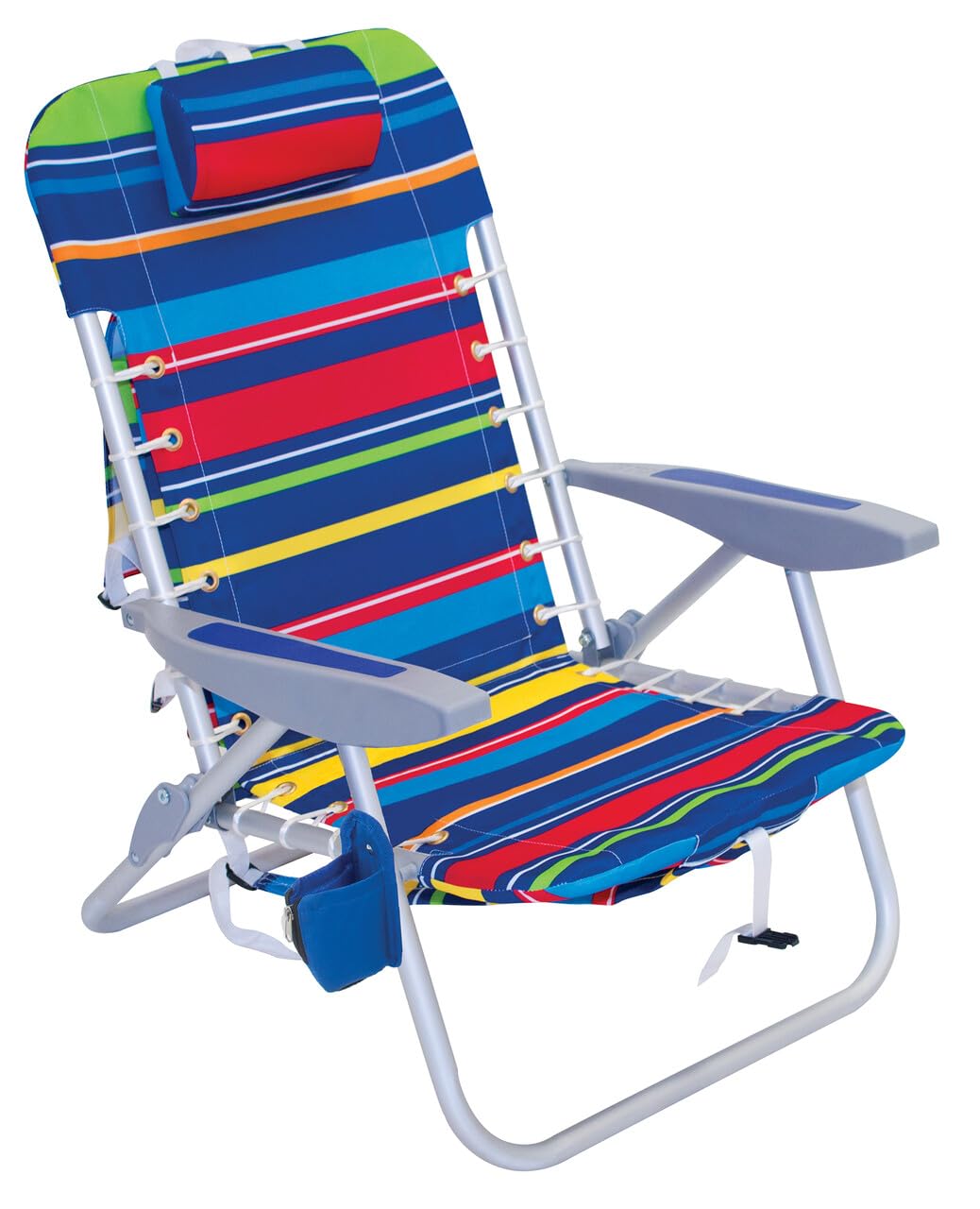 Rio Brands ASC529 4-Position Backpack Lace-Up Suspension Folding Beach Chair
