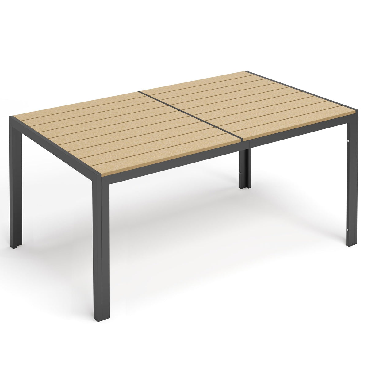 PIZZELLO Patio Dining Table for 6, 59" Rectangular Outdoor Patio Tables