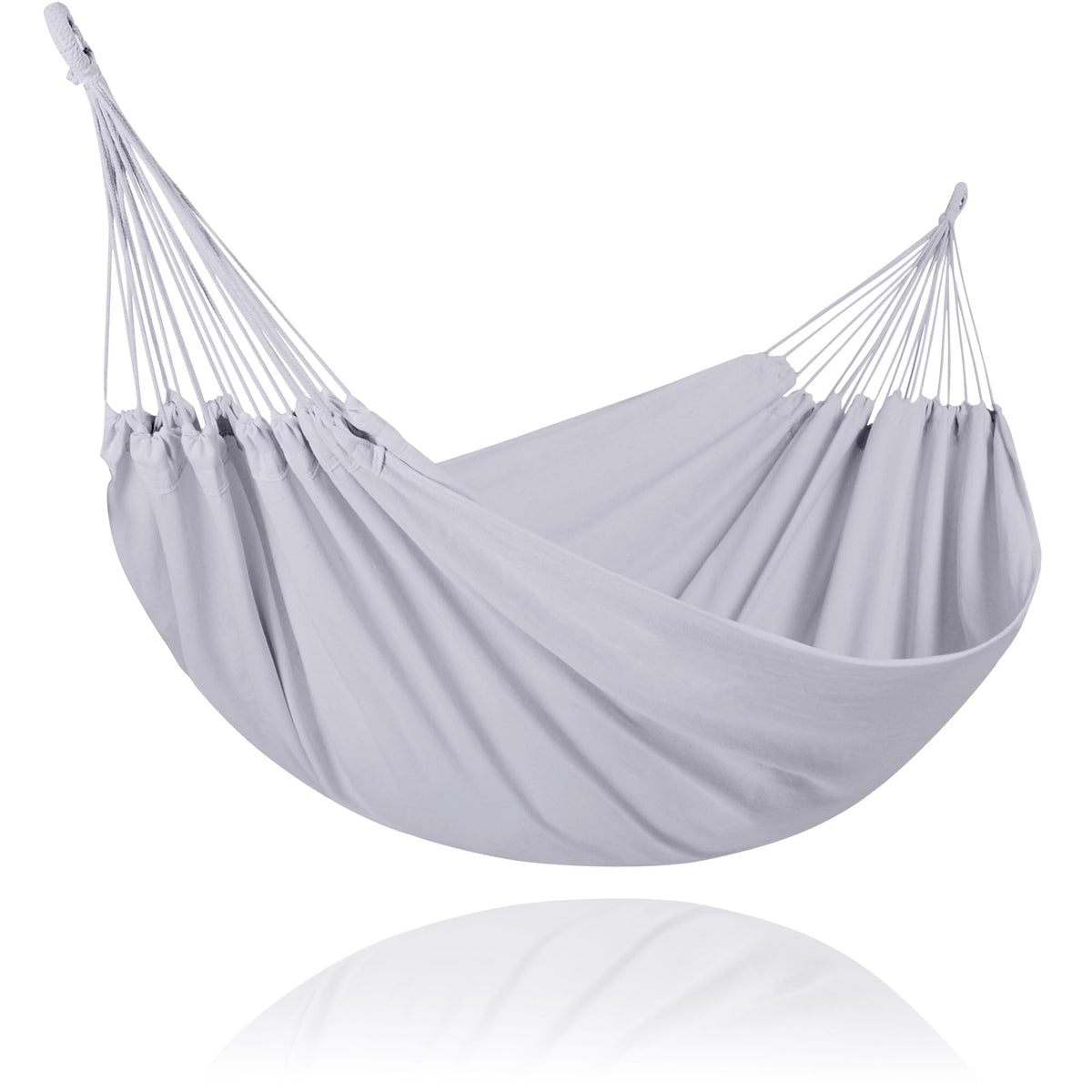 SUNCREAT Large Hammock for Tree, Outdoor Tree Fabric Hammock Only, Coffee Stripes