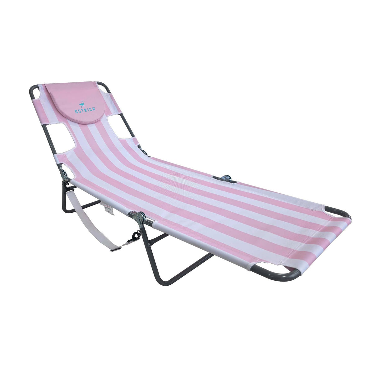 Ostrich The Original Chaise Lounge 72"x22" Portable Reclining Lounger, Blue