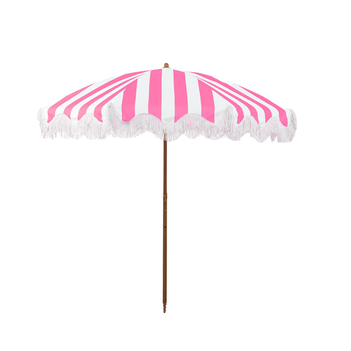 Rayjee 6.5FT Outdoor Patio Umbrella with Fringe, Boho Beach Umbrella