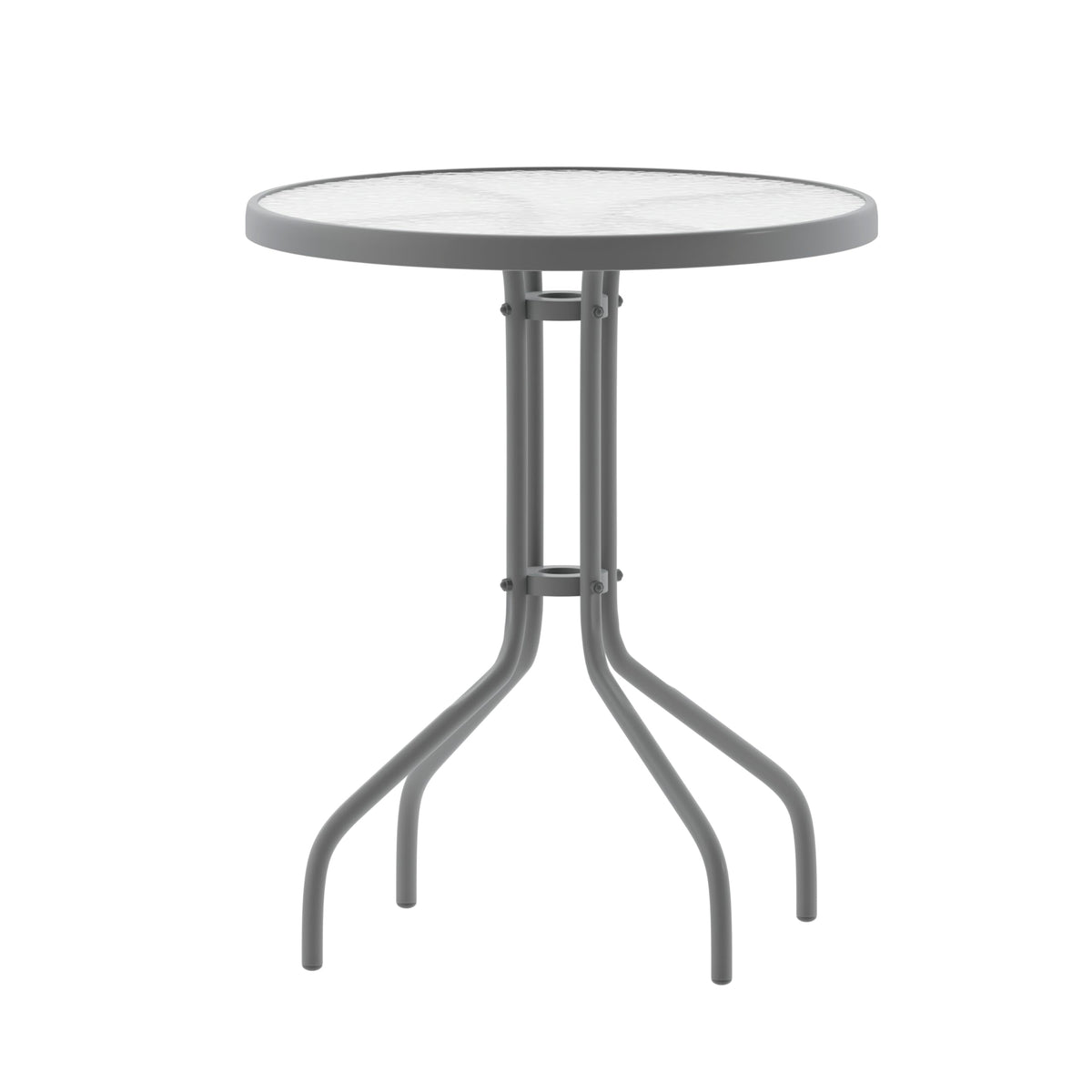 Flash Furniture 31.5x55 in Tempered Glass Table, with Umbrella Hole