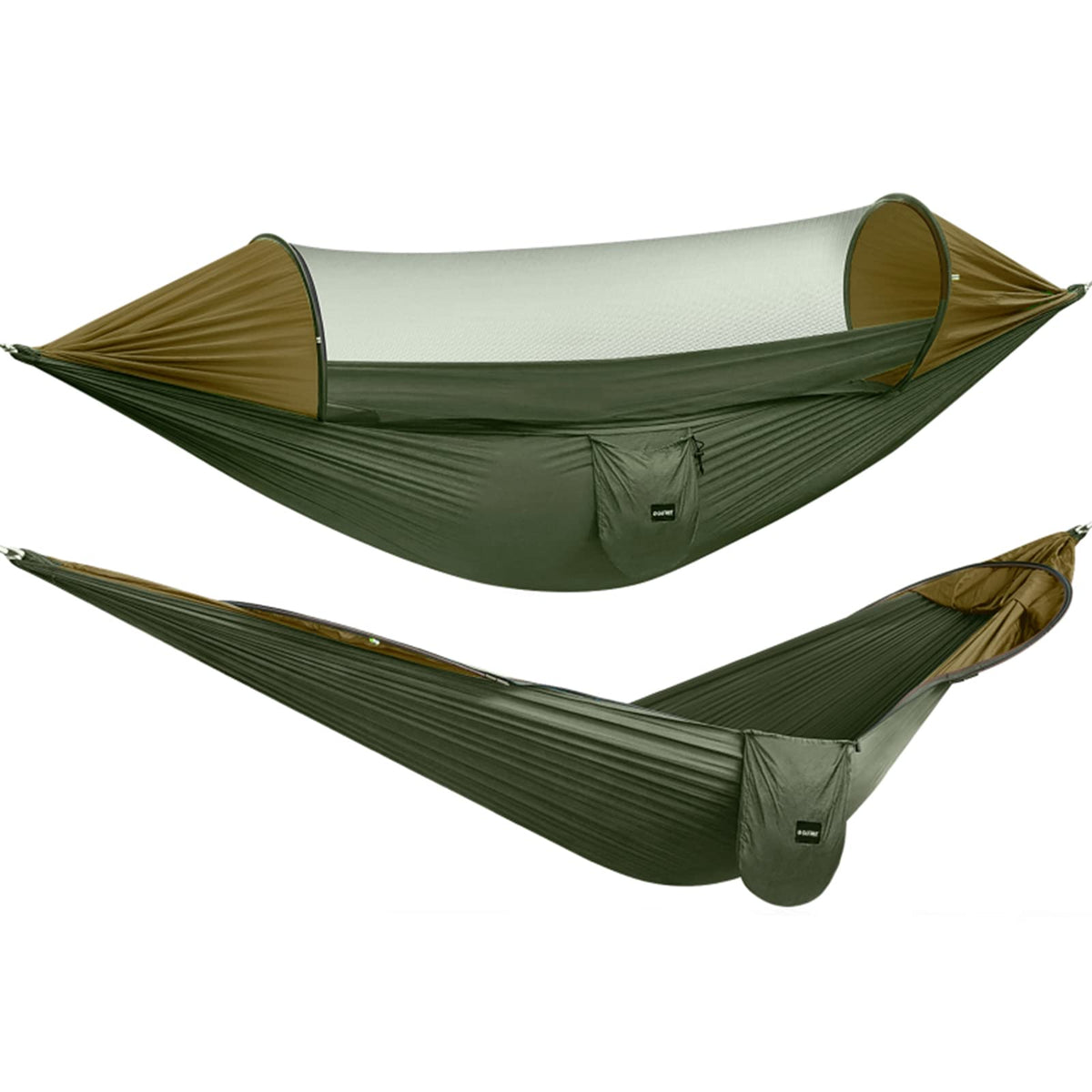 G4Free Large Camping Hammock for Outside with Mosquito Net 2 People Hammock