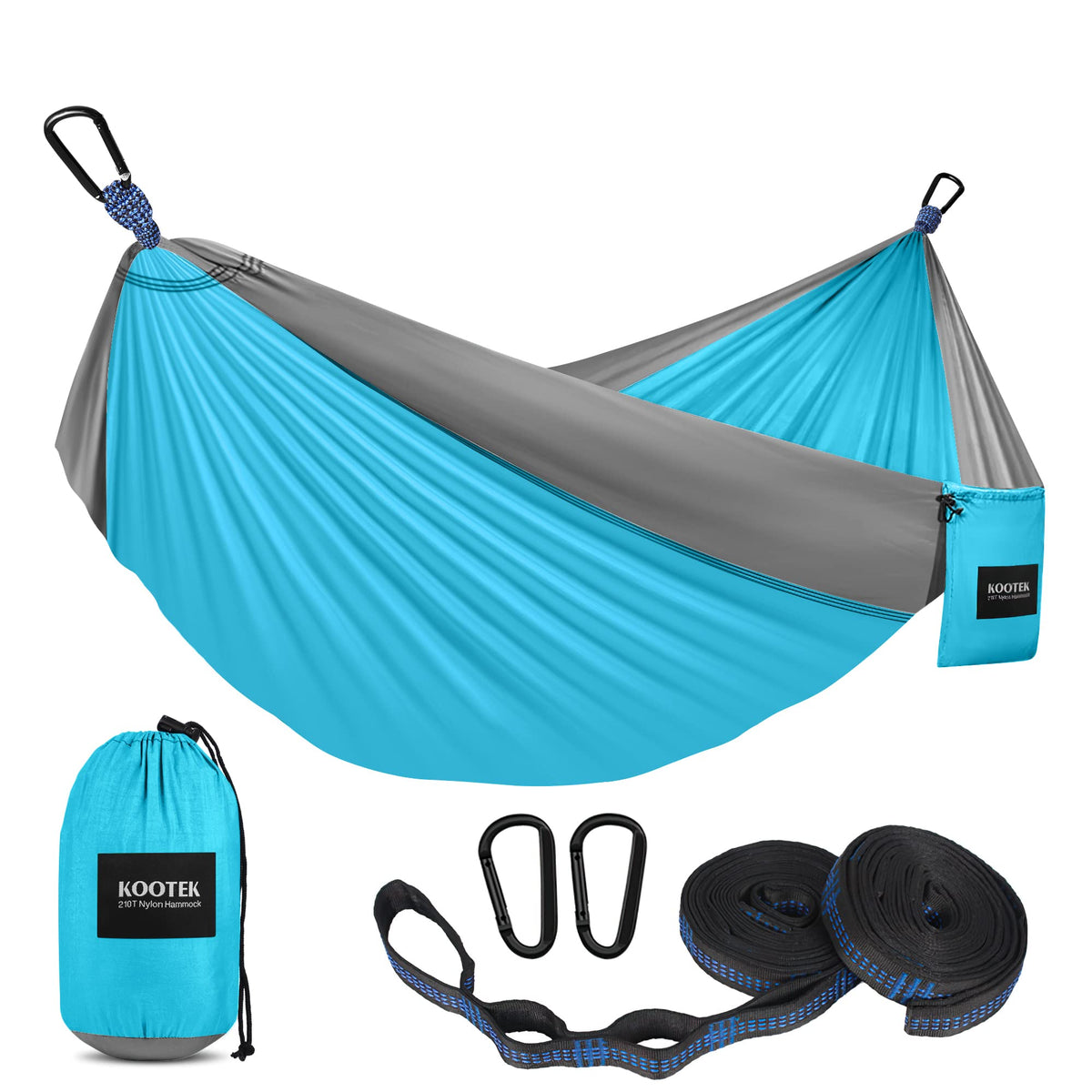 Kootek Camping Hammock 500lbs Capacity Outdoor Camping Essentials, Double