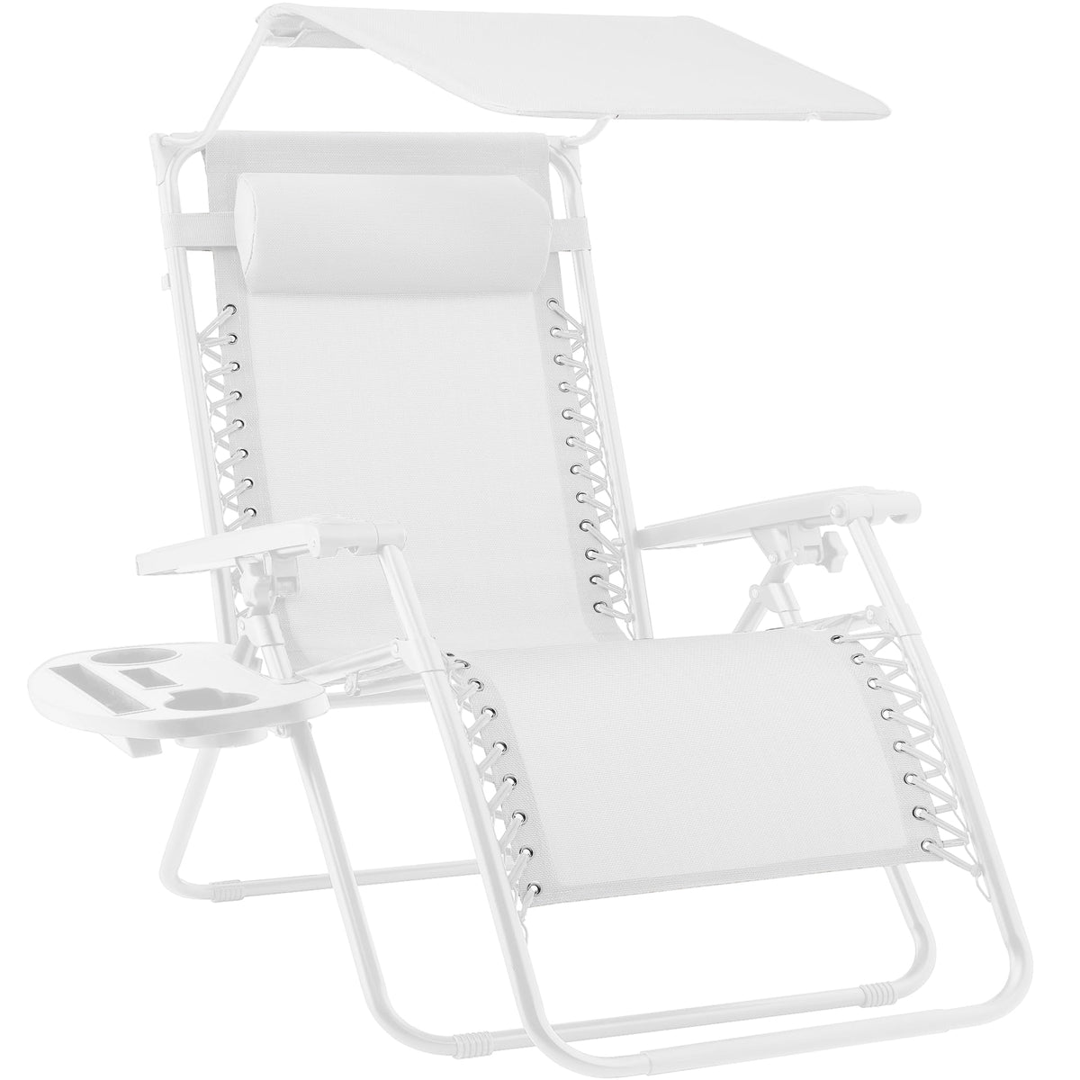 Best Choice Products Zero Gravity Chair Recliner w/Canopy Shade
