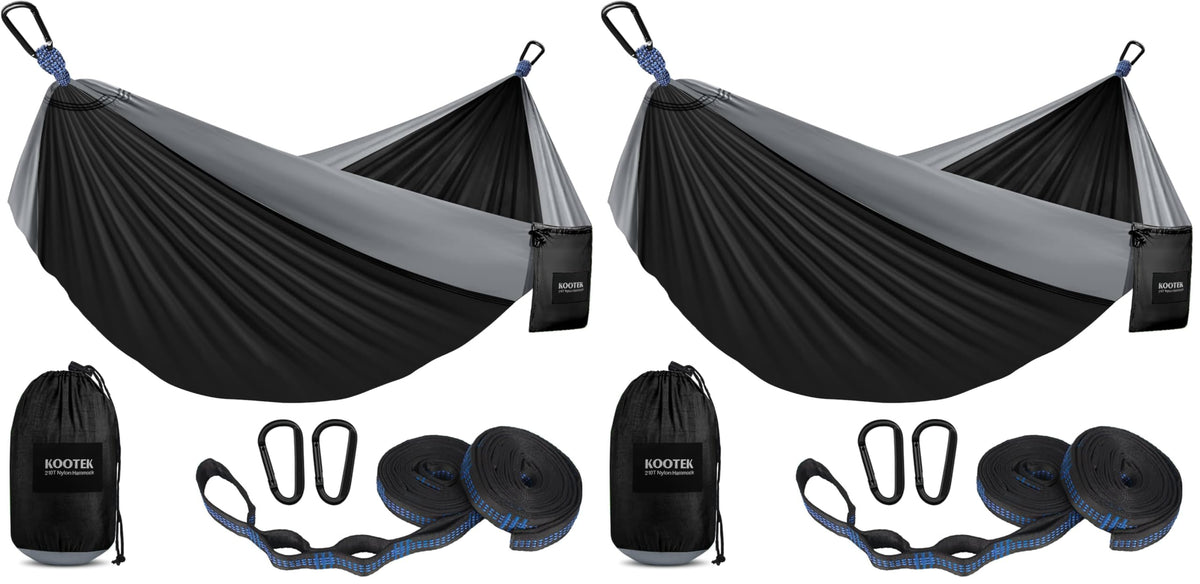 Kootek Camping Hammock 500lbs Capacity Outdoor Camping Essentials, Double