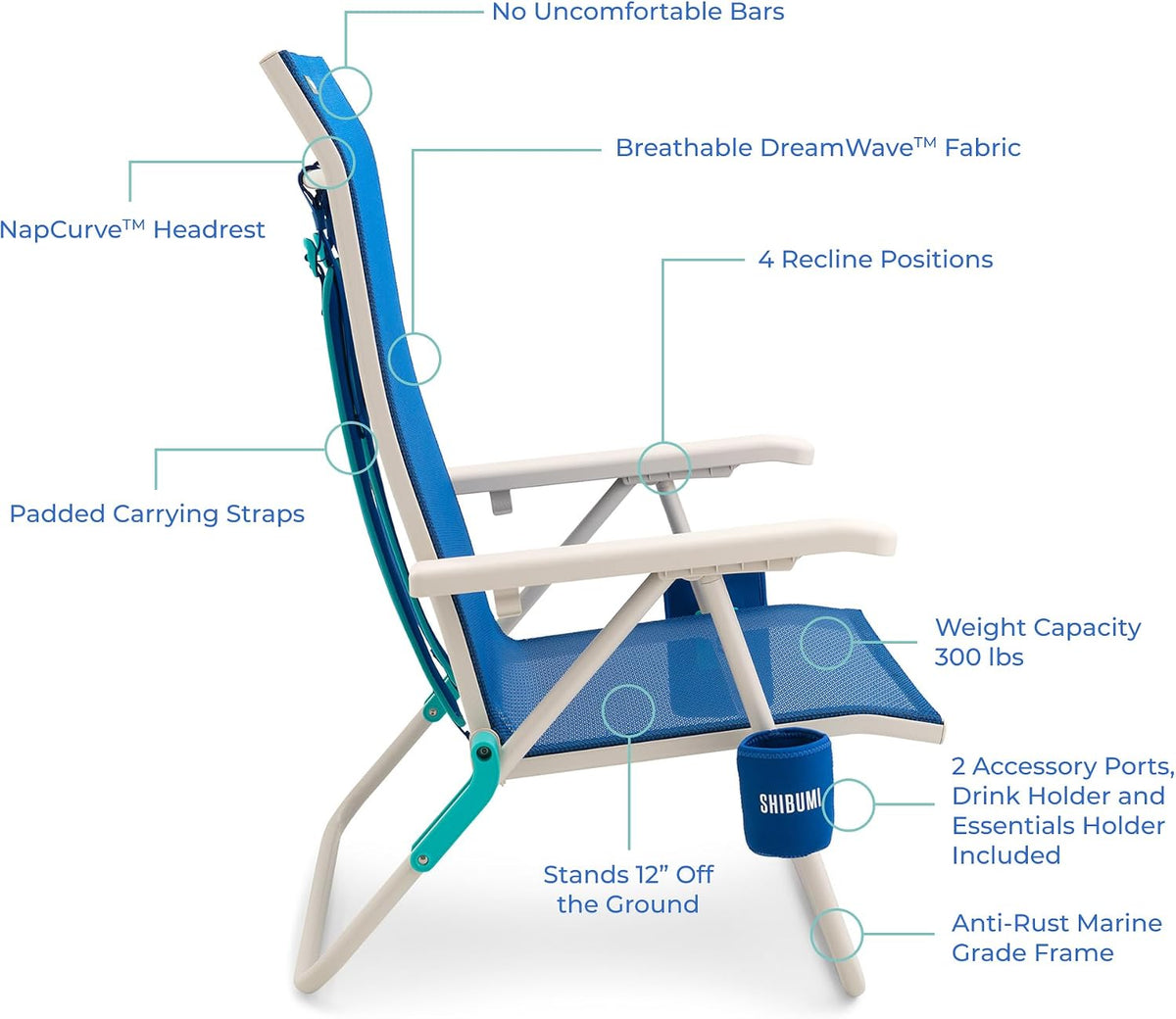 Shibumi Shade | Portable Beach Chair for Adults