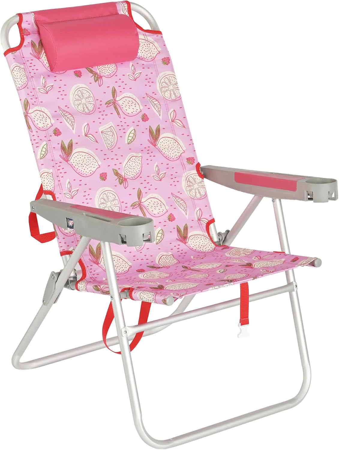 SUNNYFEEL Tall Beach Chair for Adults, High Back High Seat Folding Chairs