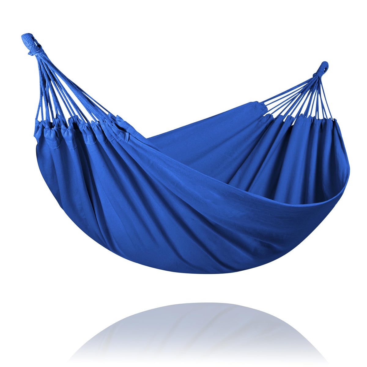 SUNCREAT Portable Camping Hammock for Outside, Heavy Duty 2 Person Hammock Bed for Tree, Beige with Tassels