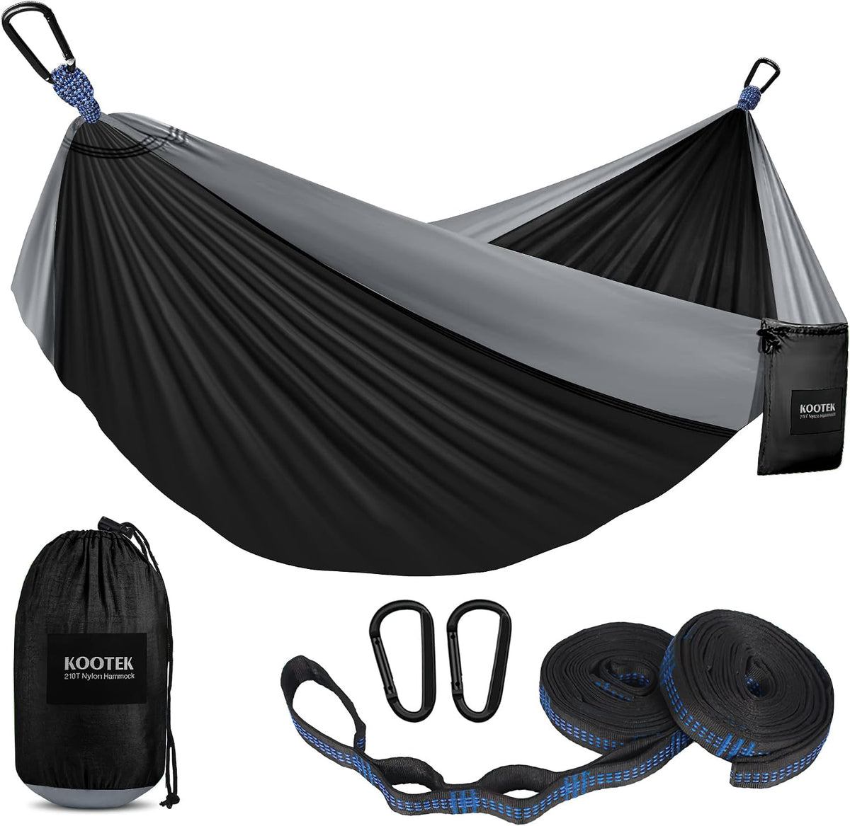 Kootek Camping Hammock 500lbs Capacity Outdoor Camping Essentials, Double