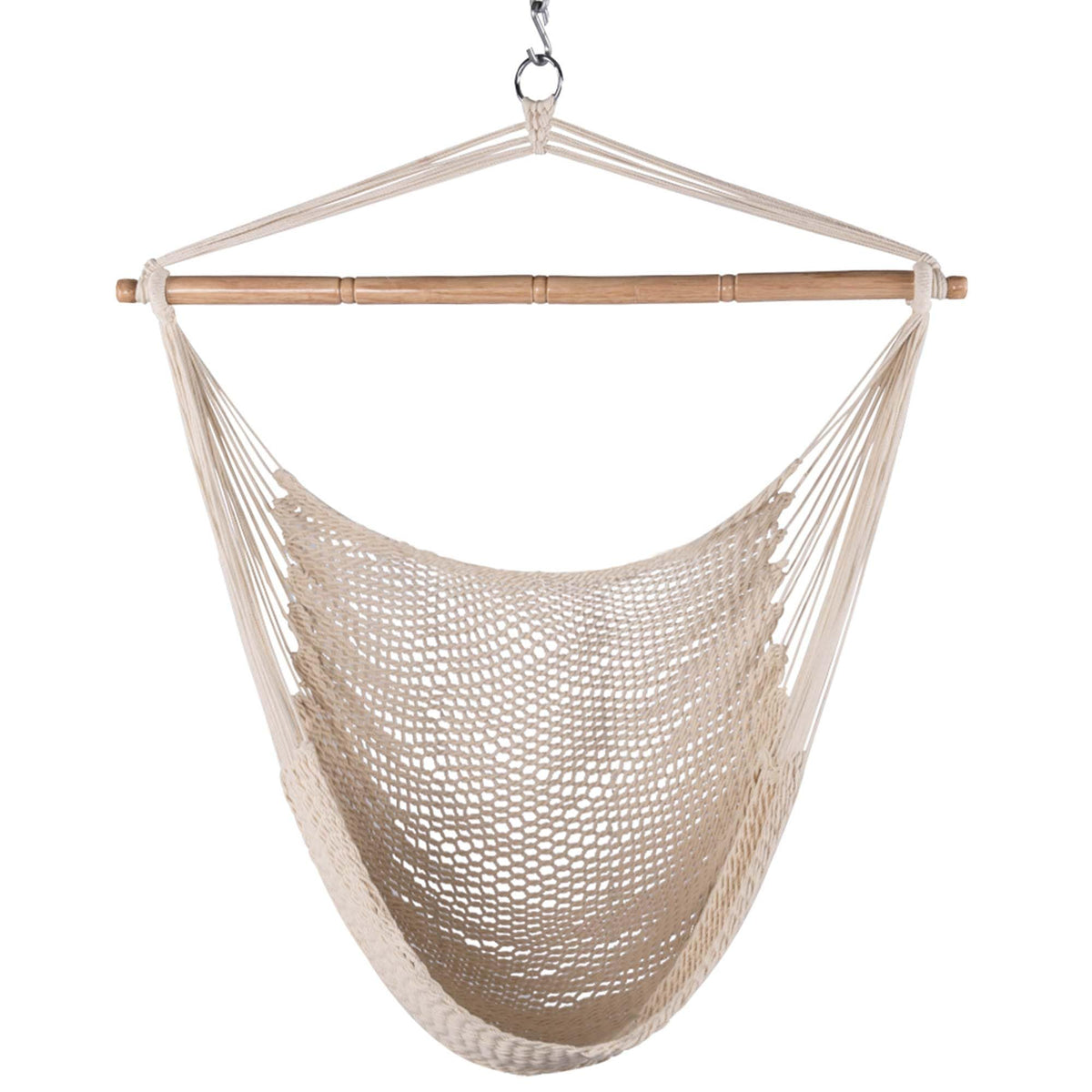 Lazy Daze Hammock Chair, Hanging Swing Chair, Caribbean Rope Chair