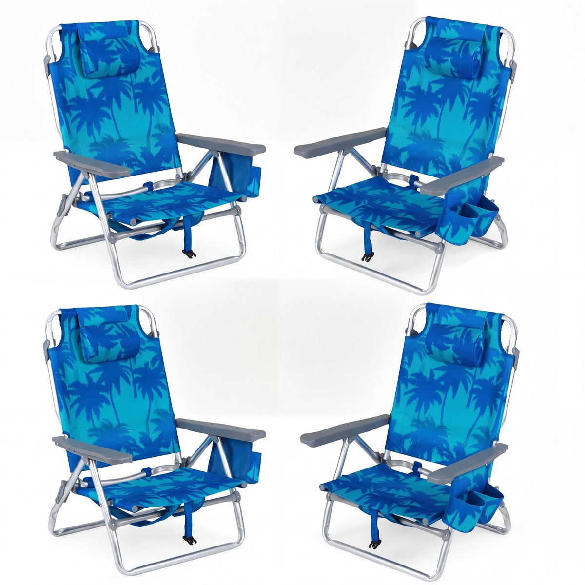 GYMAX Beach Chairs, Backpack Camping Chair