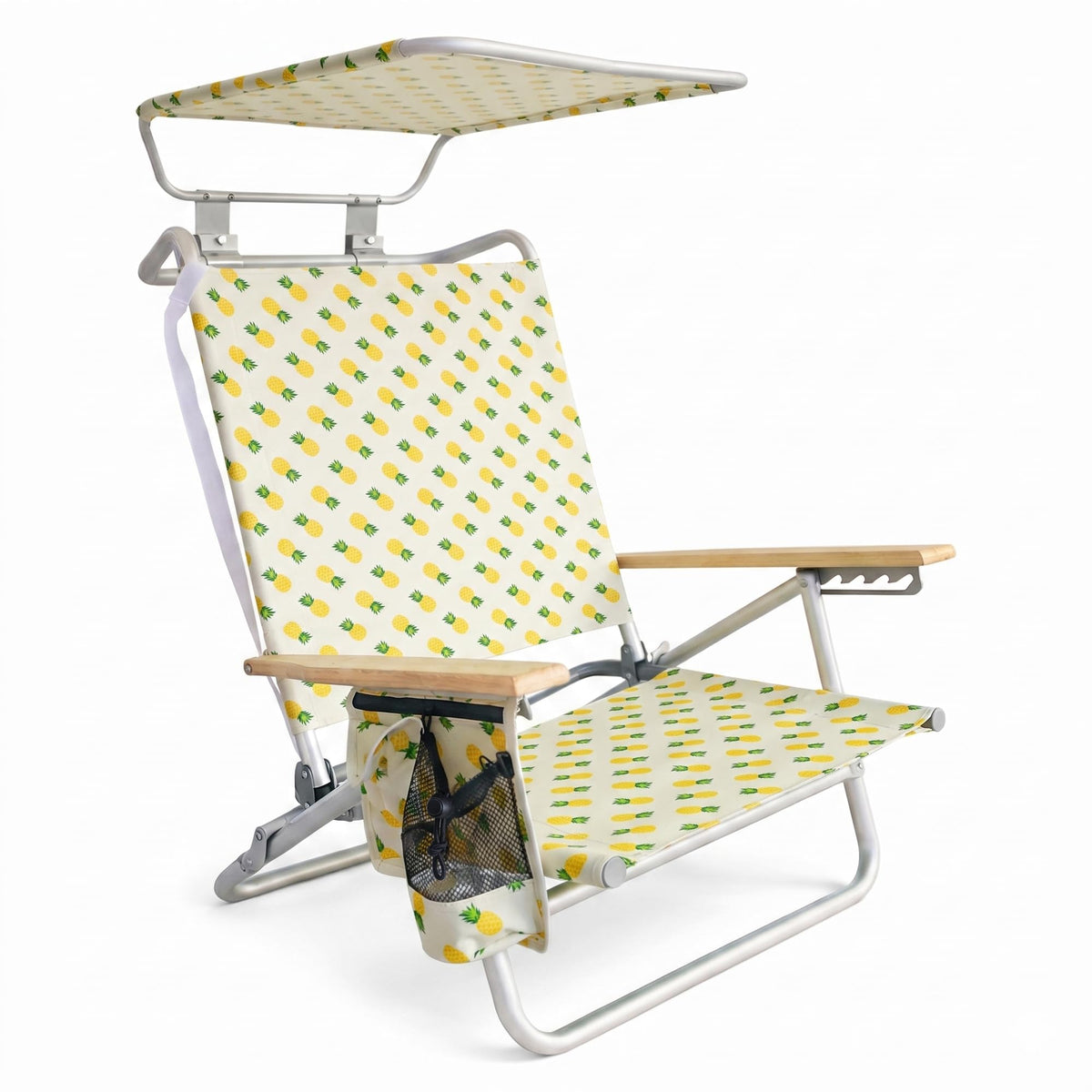Bliss Hammocks Folding Backpack Beach Chair Recliner, Amber Leaf