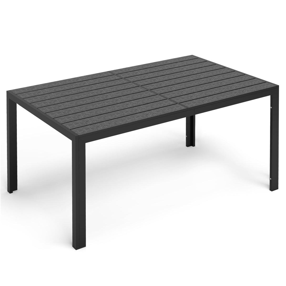 PIZZELLO Patio Dining Table for 6, 59" Rectangular Outdoor Patio Tables