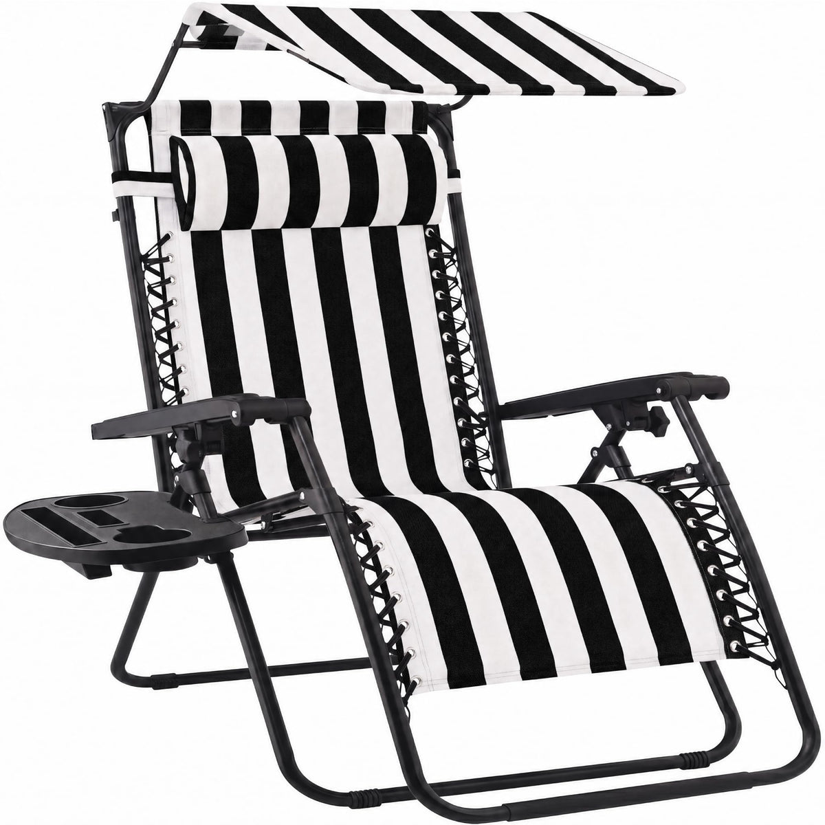 Best Choice Products Zero Gravity Chair Recliner w/Canopy Shade