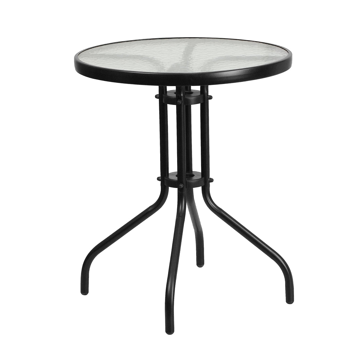 Flash Furniture 31.5x55 in Tempered Glass Table, with Umbrella Hole