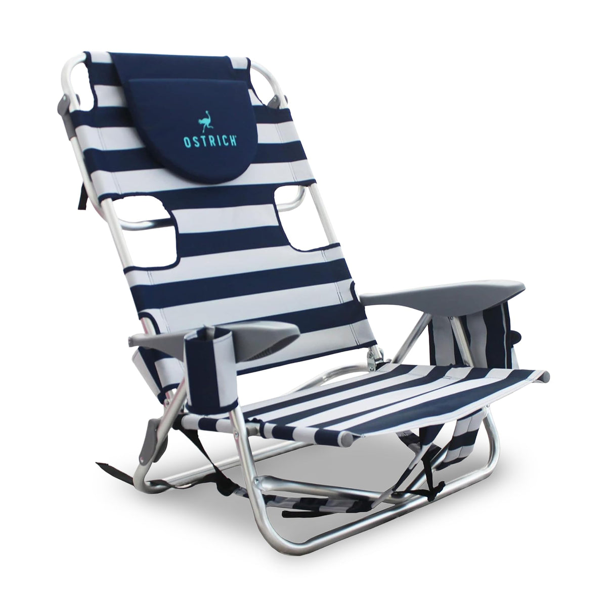 Ostrich the Heavy-Duty Backpacker, Portable Outdoor Beach Chair, Teal