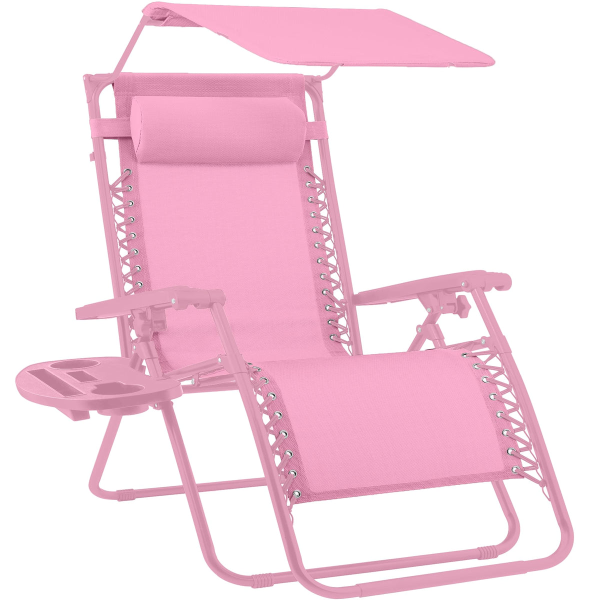 Best Choice Products Zero Gravity Chair Recliner w/Canopy Shade