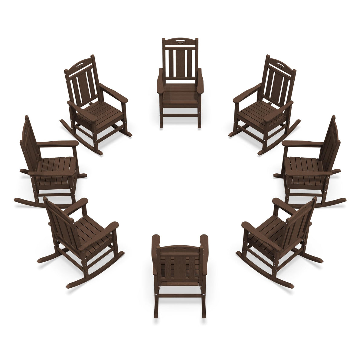 Ciokea Oversized Outdoor Rocking Chair, 380lbs Heavy-Duty Large Patio Rocker, Weather Resistant & Anti-Fade Porch Chair, High Back Cozy Rocking Chair for Outside, Fire Pit, Deck, Garden, Black