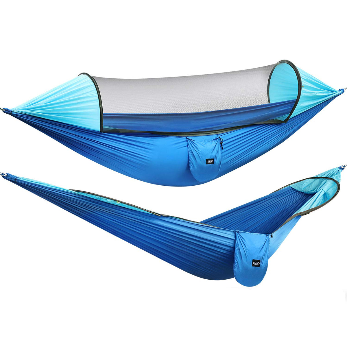 G4Free Large Camping Hammock for Outside with Mosquito Net 2 People Hammock