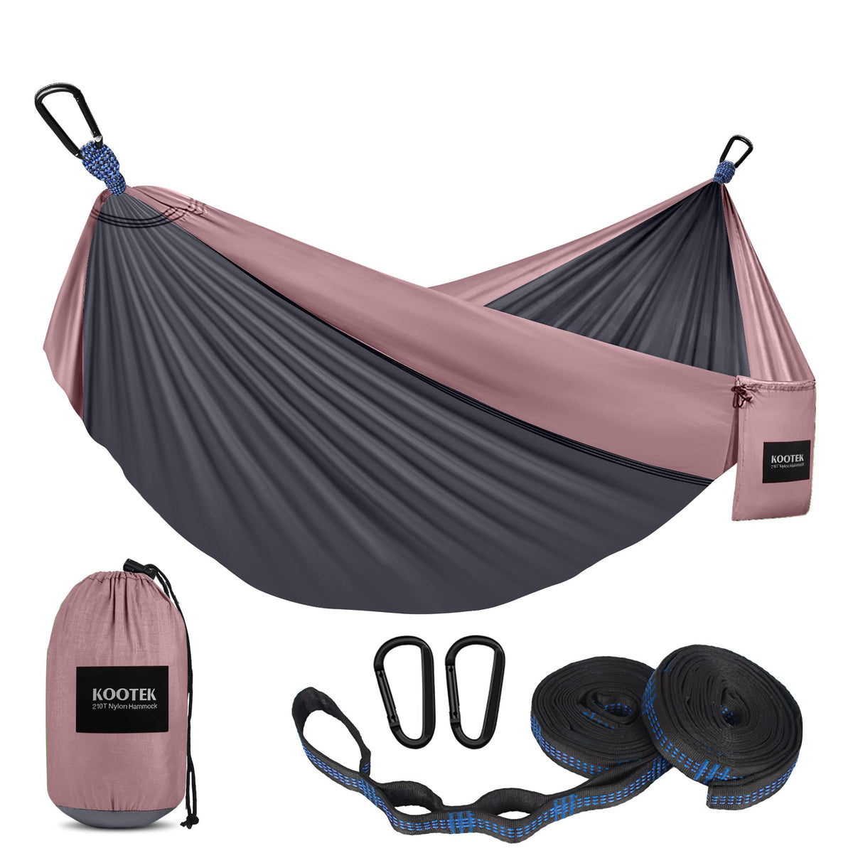 Kootek Camping Hammock 500lbs Capacity Outdoor Camping Essentials, Double