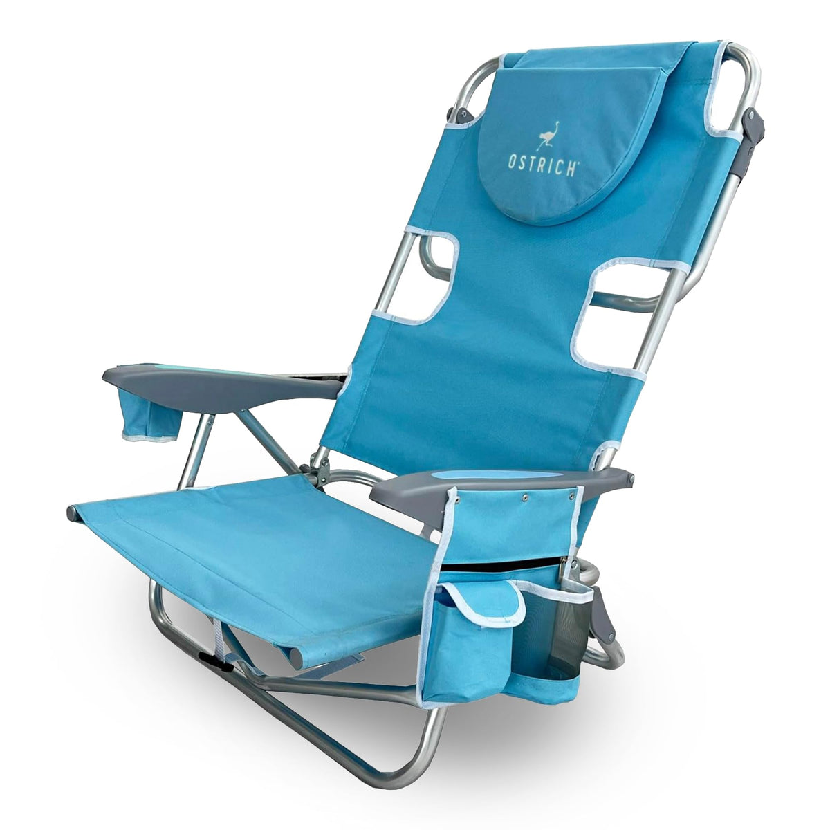 Ostrich the Heavy-Duty Backpacker, Portable Outdoor Beach Chair, Teal