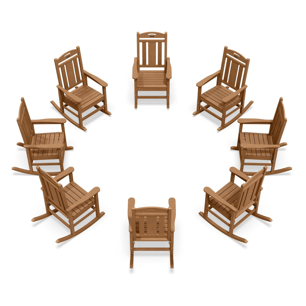 Ciokea Oversized Outdoor Rocking Chair, 380lbs Heavy-Duty Large Patio Rocker, Weather Resistant & Anti-Fade Porch Chair, High Back Cozy Rocking Chair for Outside, Fire Pit, Deck, Garden, Black
