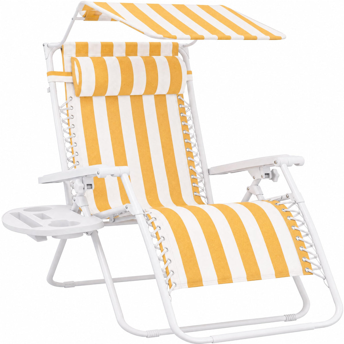 Best Choice Products Zero Gravity Chair Recliner w/Canopy Shade