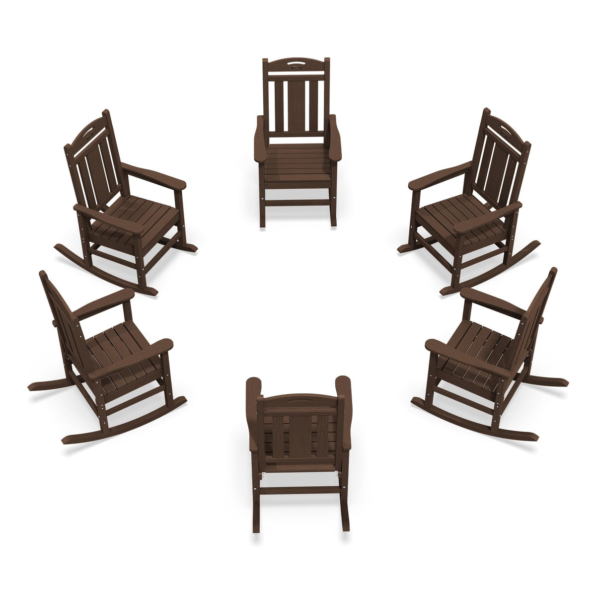Ciokea Oversized Outdoor Rocking Chair, 380lbs Heavy-Duty Large Patio Rocker, Weather Resistant & Anti-Fade Porch Chair, High Back Cozy Rocking Chair for Outside, Fire Pit, Deck, Garden, Black