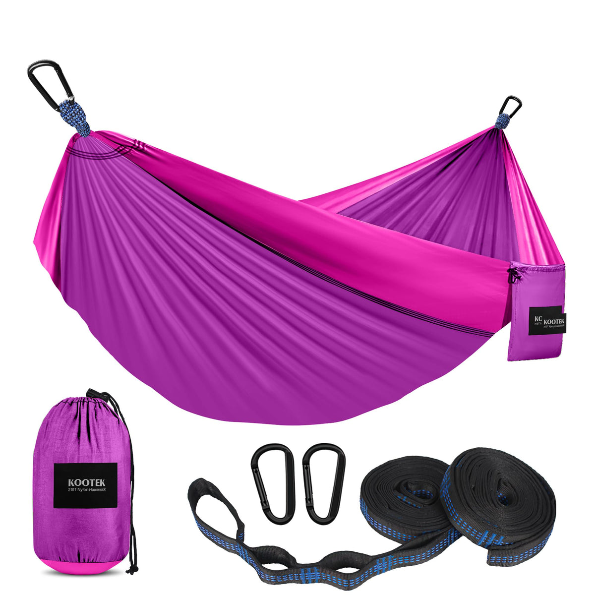 Kootek Camping Hammock 500lbs Capacity Outdoor Camping Essentials, Double