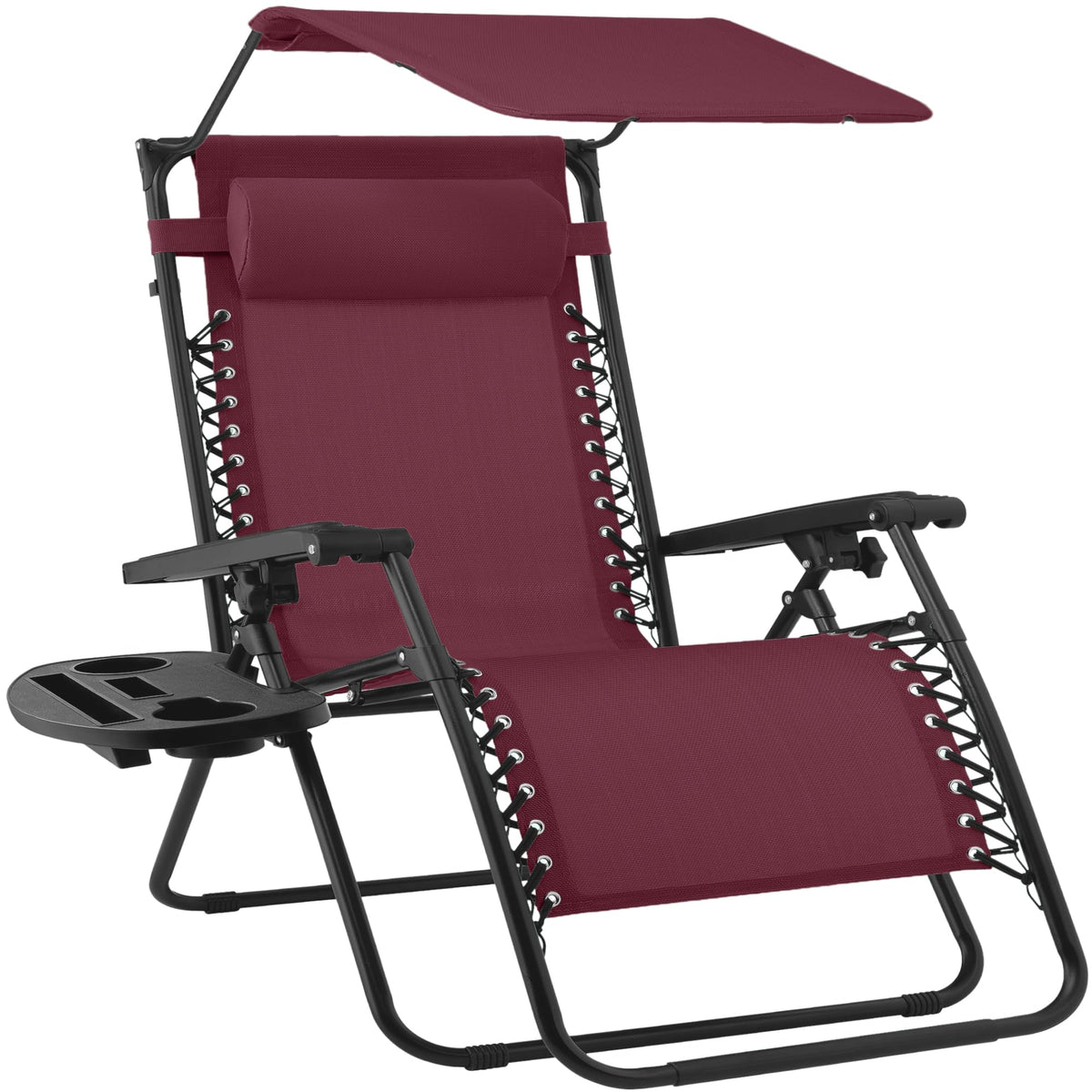 Best Choice Products Zero Gravity Chair Recliner w/Canopy Shade