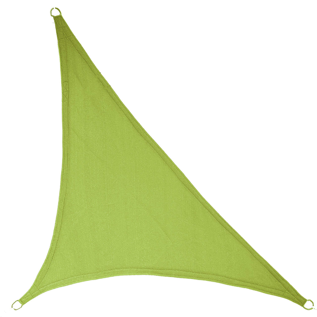 Triangle Sun Shade Sail Canopy，14' X 14' X 14' Lime Green
