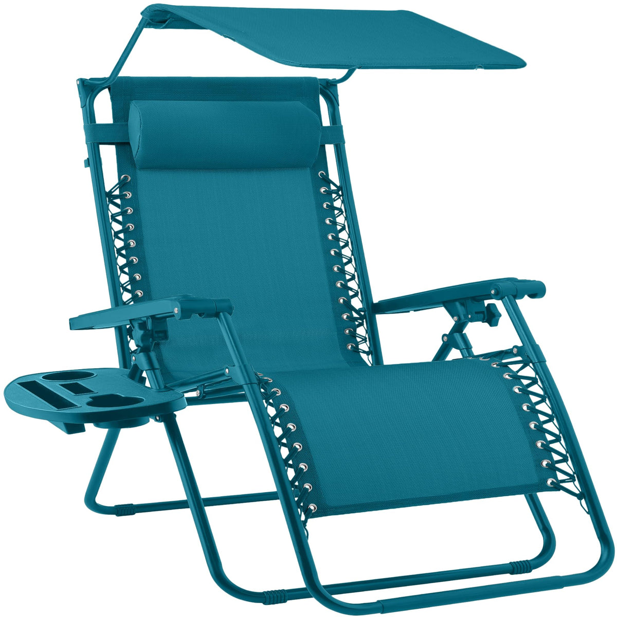Best Choice Products Zero Gravity Chair Recliner w/Canopy Shade